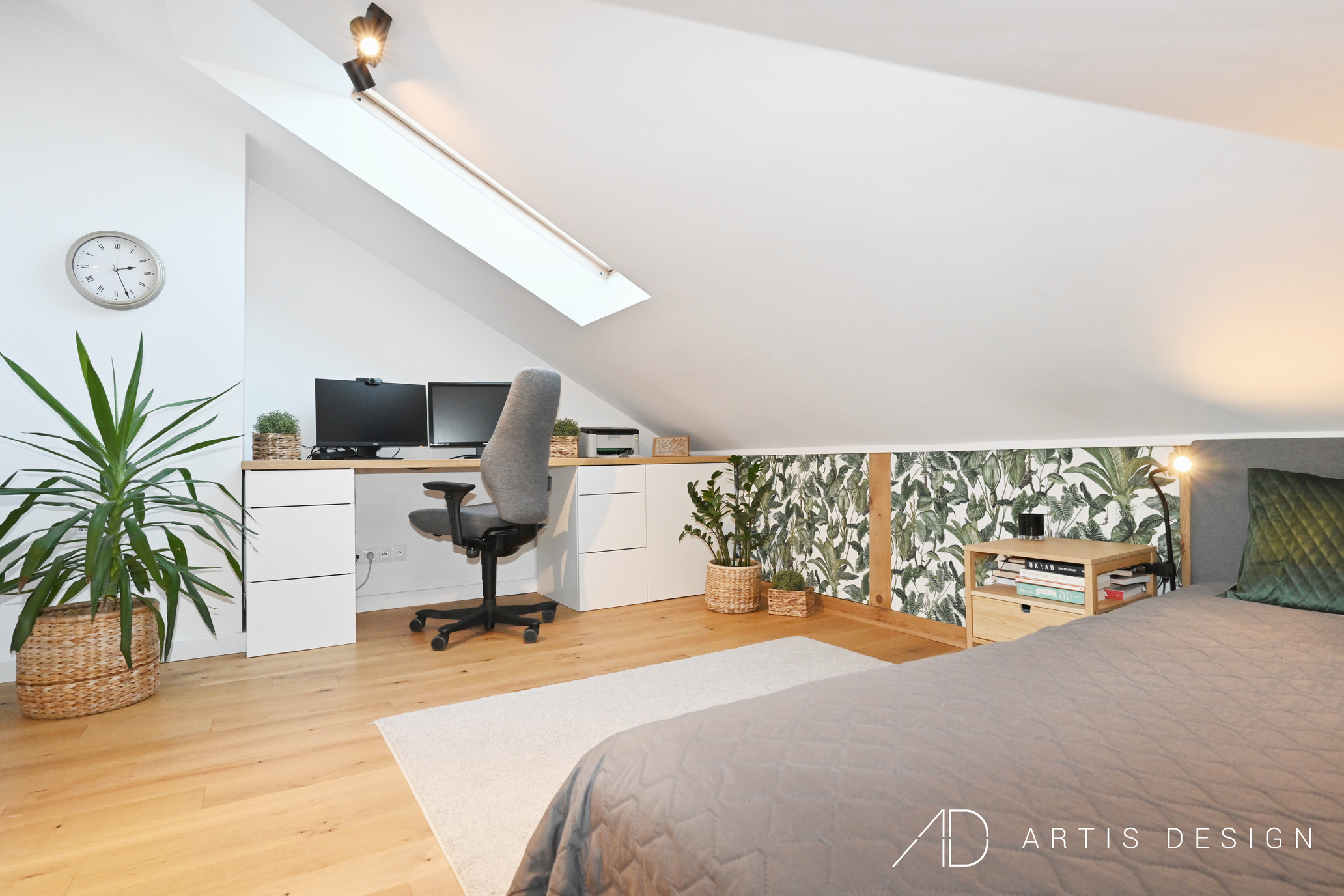 Projekt: Pokoje na poddaszu | Artis Design: Studio projektowe